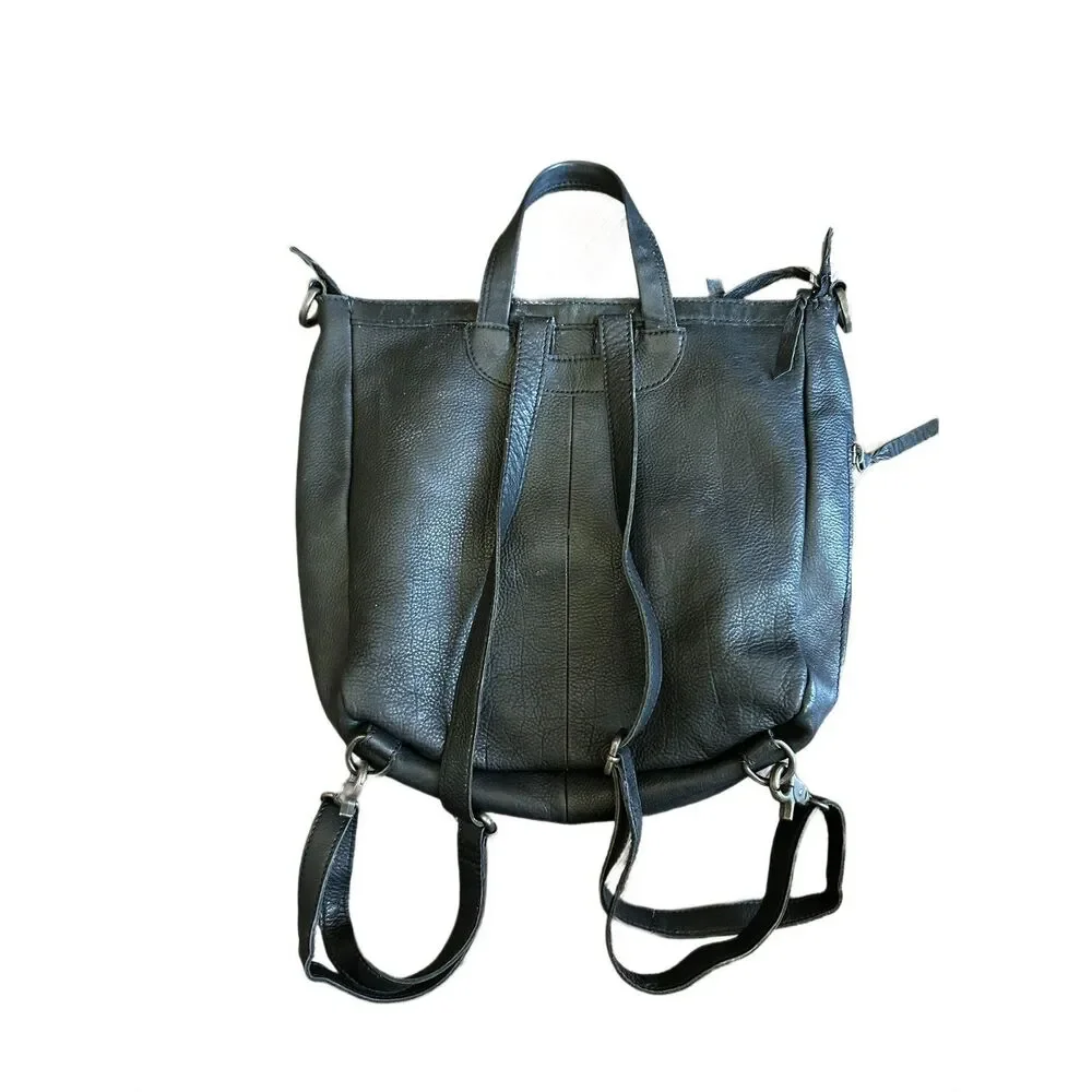 R.P.S. Rock Paper Scissors Sloane Convertible Backpack Black